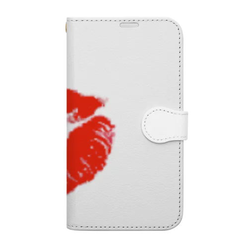 カラーに口紅 Book-Style Smartphone Case