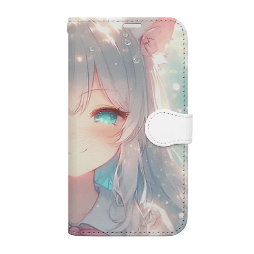 白猫さん Book-Style Smartphone Case