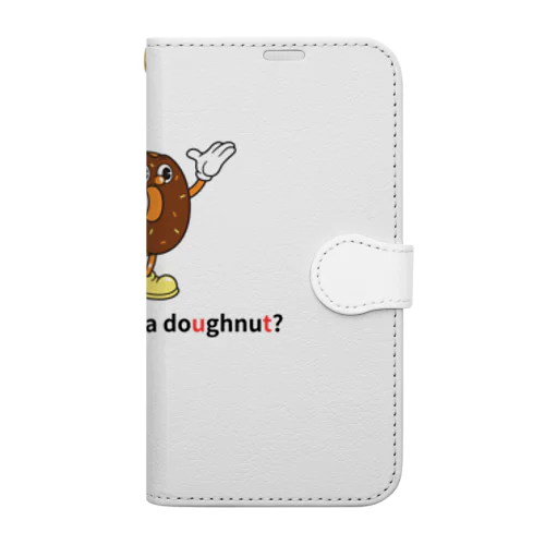 ドーナツ君 Book-Style Smartphone Case