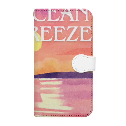 Ocean breeze 手帳型スマホケース