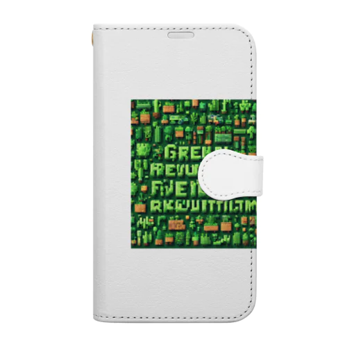 グリーンレボ Book-Style Smartphone Case