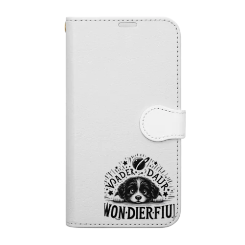 素敵わんちゃん Book-Style Smartphone Case