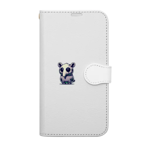 不気味で可愛いバク001 Book-Style Smartphone Case