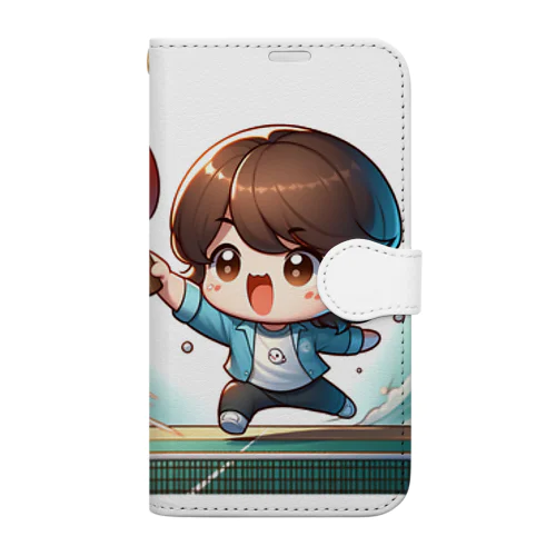 卓球小僧 Book-Style Smartphone Case