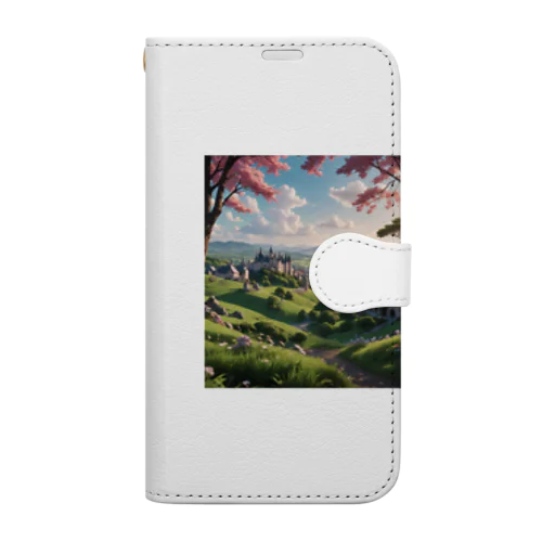 異世界の風景 Book-Style Smartphone Case