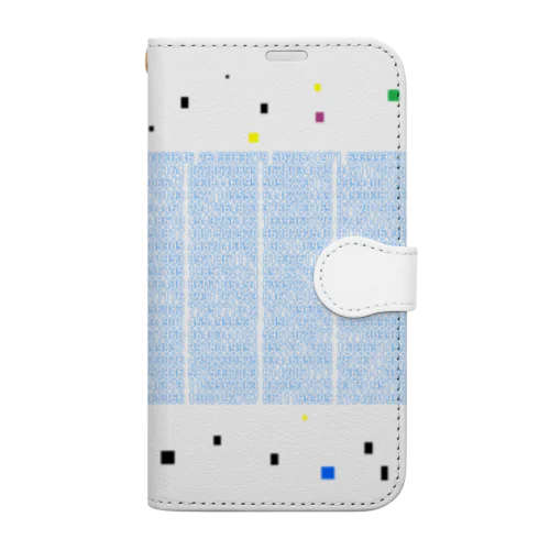 1000桁の円周率 Book-Style Smartphone Case