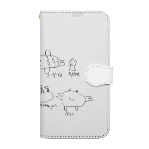 つむぎの水族館 Book-Style Smartphone Case