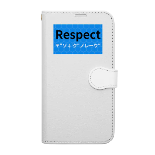 Respect 手帳型スマホケース