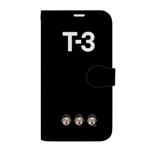 Tさん専用アイテム（黒） Book-Style Smartphone Case