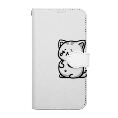 お腹のでてる猫13 Book-Style Smartphone Case