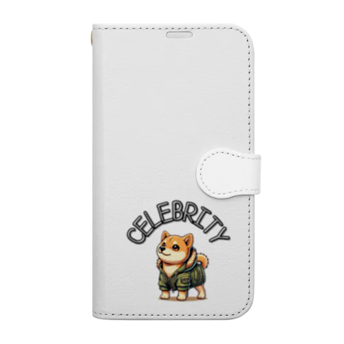 セレブリティ犬〜柴犬〜 Book-Style Smartphone Case