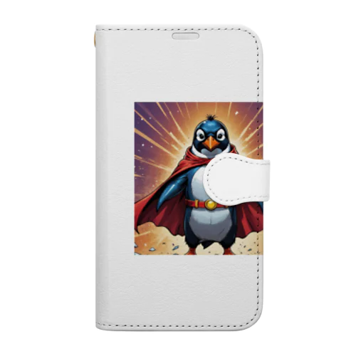 ペンギンのヒーロー登場！ Book-Style Smartphone Case