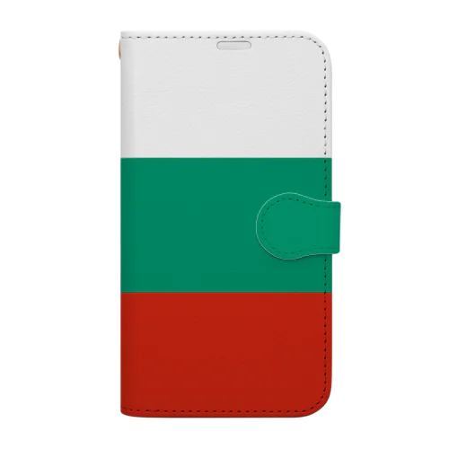 ブルガリアの国旗 Book-Style Smartphone Case