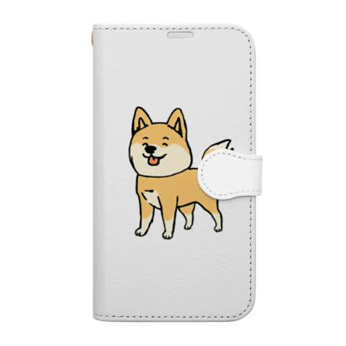 柴犬の「しば」 Book-Style Smartphone Case