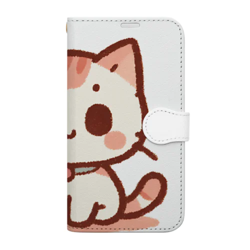 ねこまる Book-Style Smartphone Case