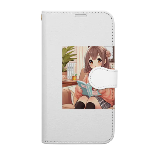 漫画と私の楽園 Book-Style Smartphone Case