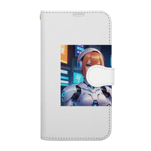 美人ＡＩロボット3 Book-Style Smartphone Case