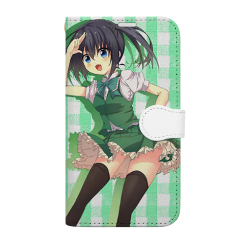 緑ちゃん Book-Style Smartphone Case