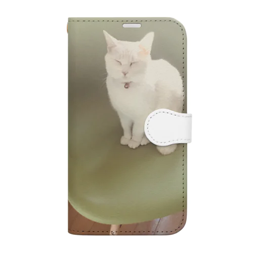 うたたねこ🐾 Book-Style Smartphone Case