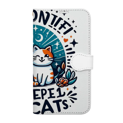 猫がいる生活を楽しもう❗ Book-Style Smartphone Case