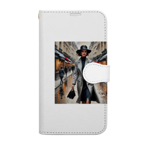 "Inspired by Parisian streets" Book-Style Smartphone Case