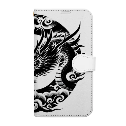 日龍1 強力パワー  Book-Style Smartphone Case