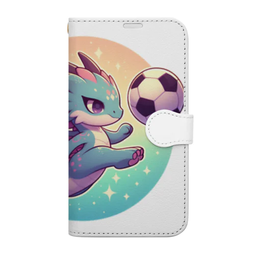 幸運の翼ドラゴンキック Book-Style Smartphone Case