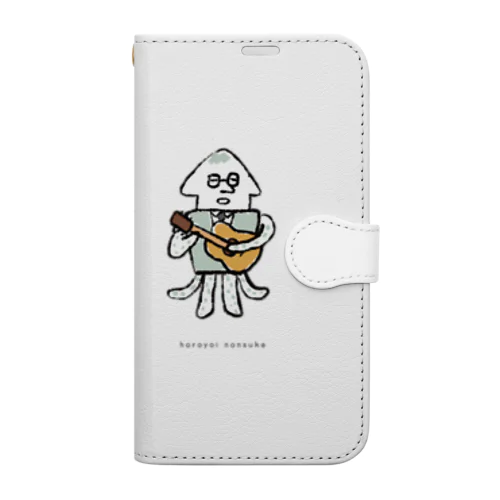 ほろよい のんすけ（スクィッド・バーン） Book-Style Smartphone Case