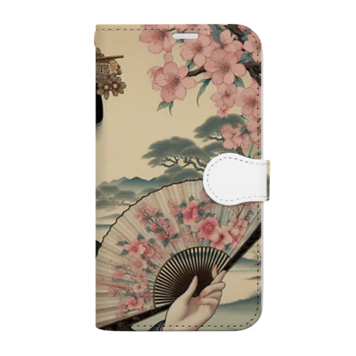 美しい日本女性のグッズ Book-Style Smartphone Case