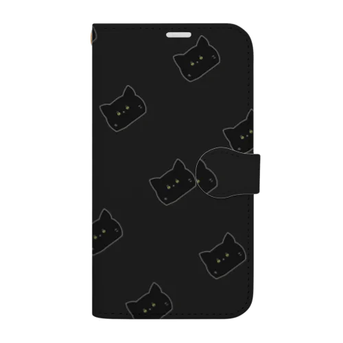 くろねこ Book-Style Smartphone Case