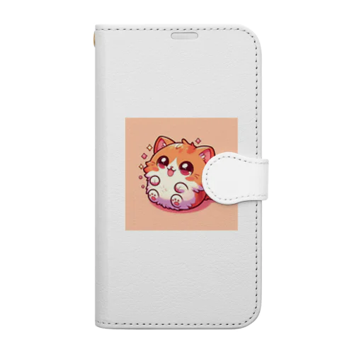 まんまるこねこ Book-Style Smartphone Case