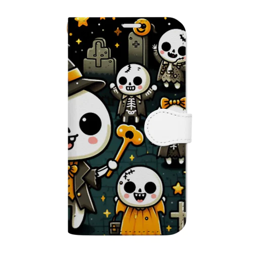 可愛いゾンビキャラクター1 Book-Style Smartphone Case