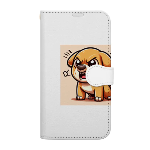 怒りん坊犬 Book-Style Smartphone Case