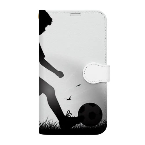 サッカー少年２ Book-Style Smartphone Case