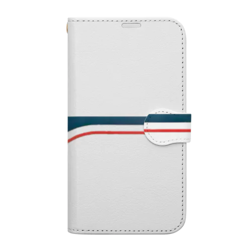 バスカラー風　k01 Book-Style Smartphone Case