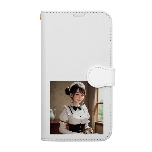 メイドさん Book-Style Smartphone Case