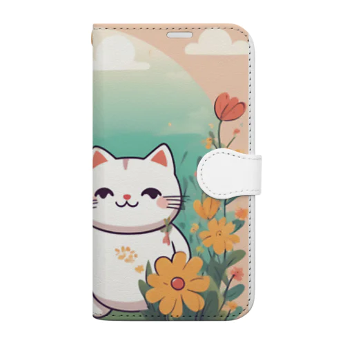 Cutie cat❤︎ Book-Style Smartphone Case