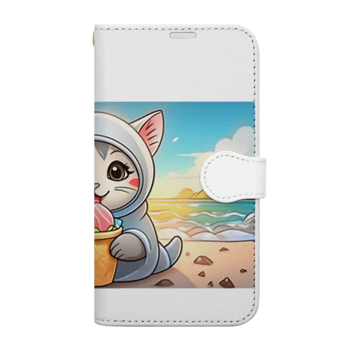 着ぐるみCat★ Book-Style Smartphone Case