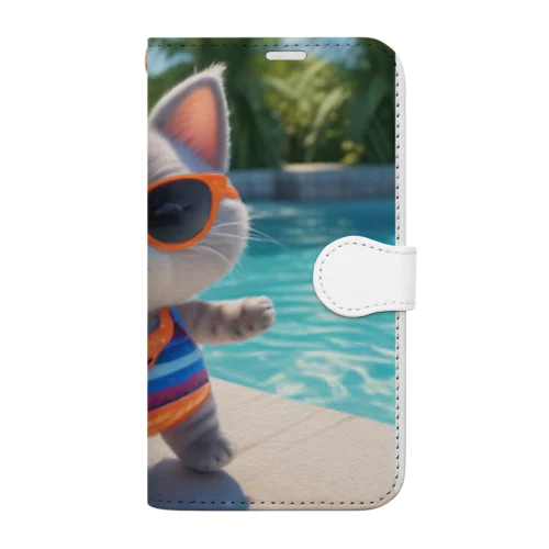 Fun cat ★ Book-Style Smartphone Case