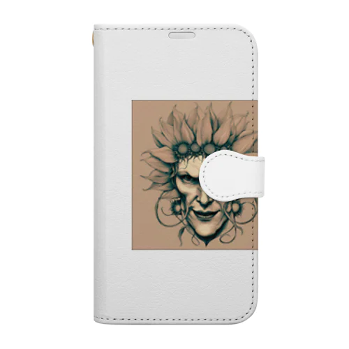 向日葵devil Book-Style Smartphone Case