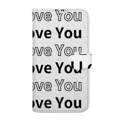 I Love & I Love You Book-Style Smartphone Case