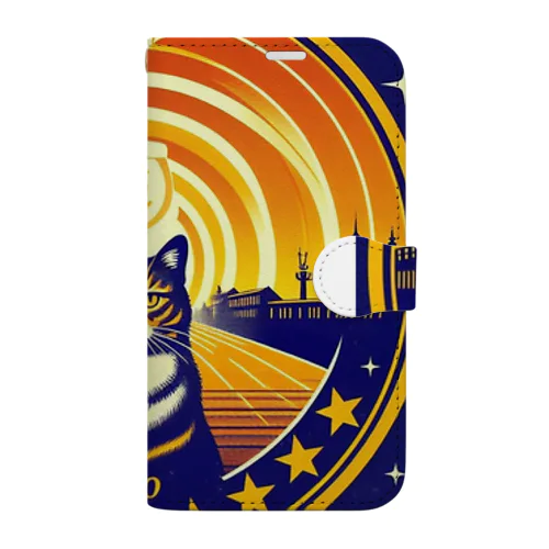 Meow University シリーズ【星】 Book-Style Smartphone Case