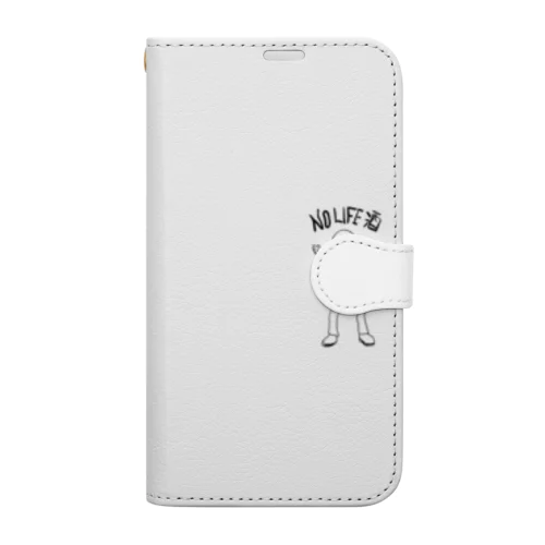 NO LIFE 酒 Book-Style Smartphone Case