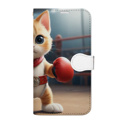 ボクサーCat🥊🐾 Book-Style Smartphone Case