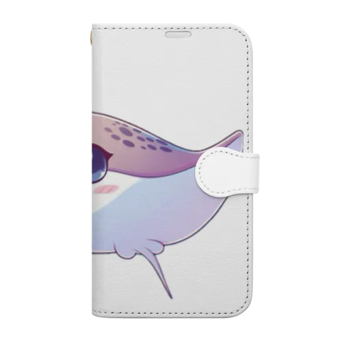 まるまるエイちゃん② Book-Style Smartphone Case