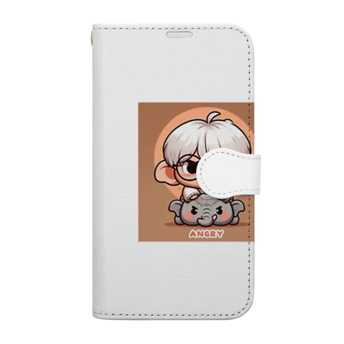 アングリーエレフィー (AngryElephie) Book-Style Smartphone Case