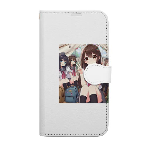 jkキャンプ Book-Style Smartphone Case