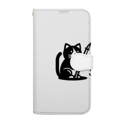 釣り猫 Book-Style Smartphone Case