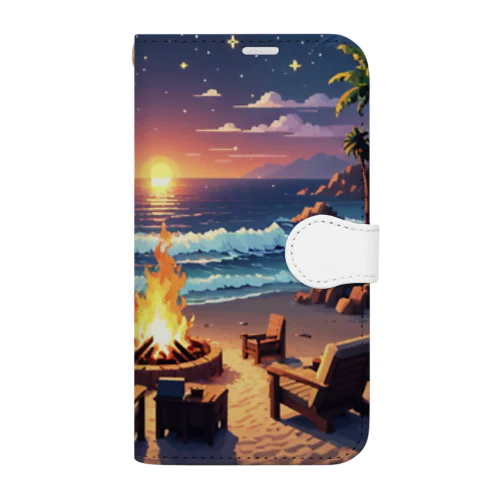 Shoreline Fire Relaxation Book-Style Smartphone Case