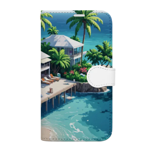 Crystal Bay Resort 手帳型スマホケース